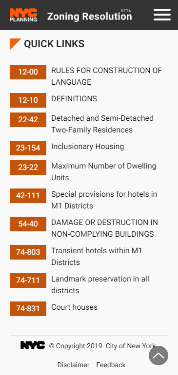 NYC Zoning Phone Screenshot 4