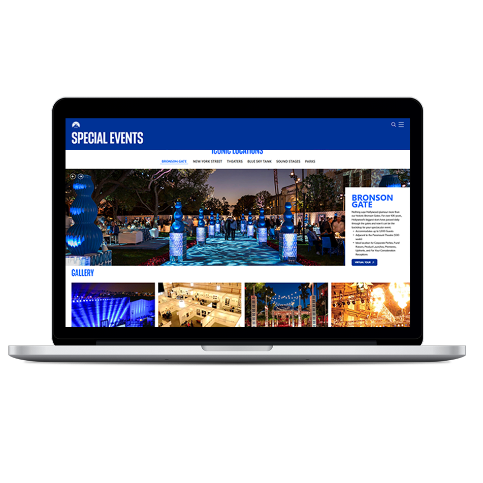 Paramount website example 3