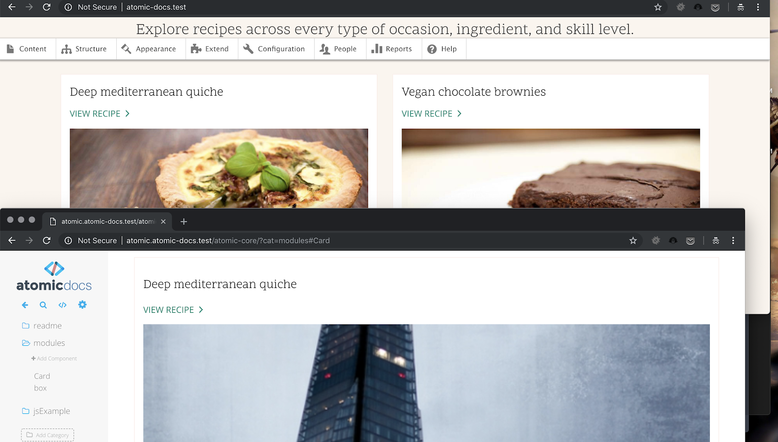 Screenshot of atomicdocs