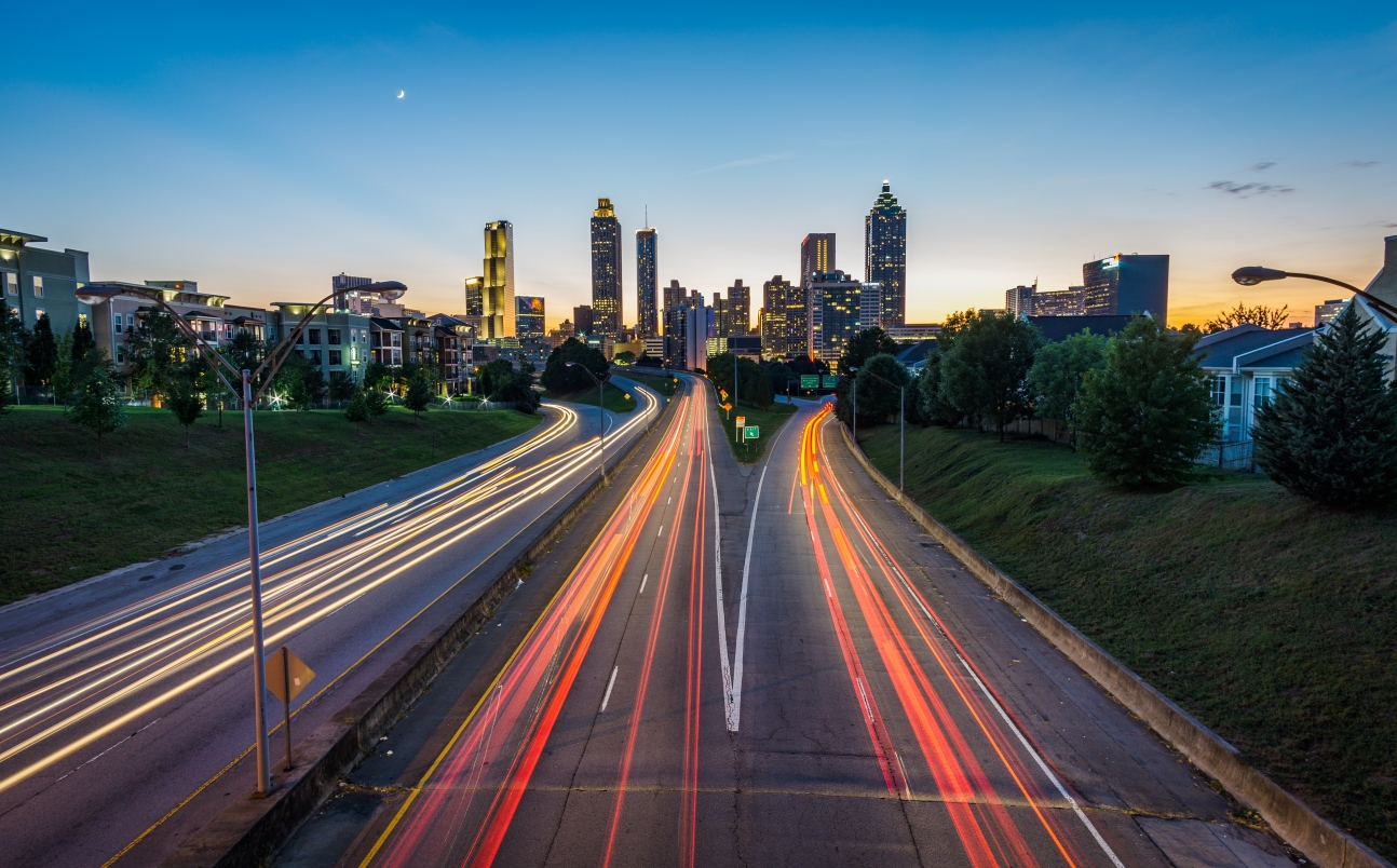 hyperlapse photo of highway traffic