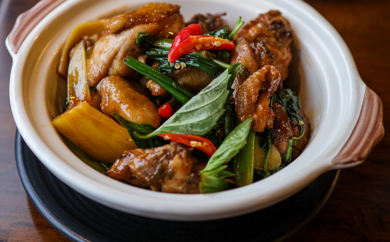 Traditional Taiwanese Three Cup Chicken