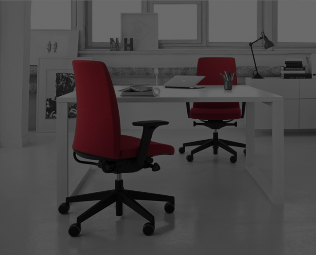 Office table and chairs